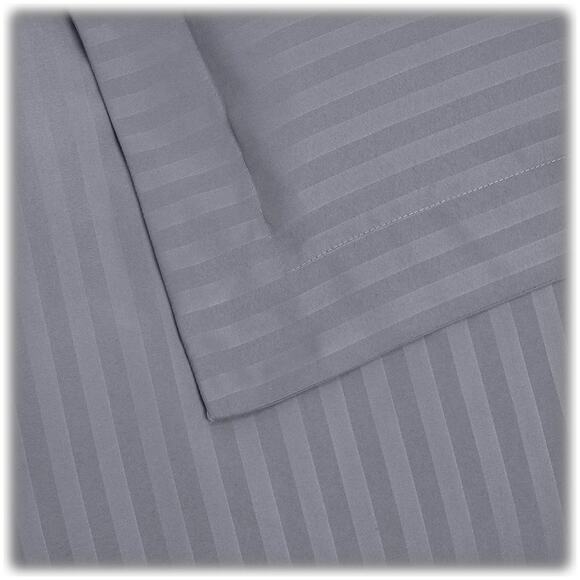 Amazon Basics 3-Piece Striped Microfiber Duvet Cover Set - Picture 2 of 3